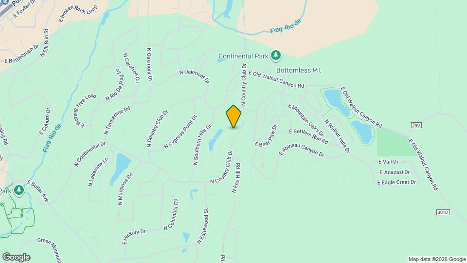 2031 N Country Club Dr Map and Location Details