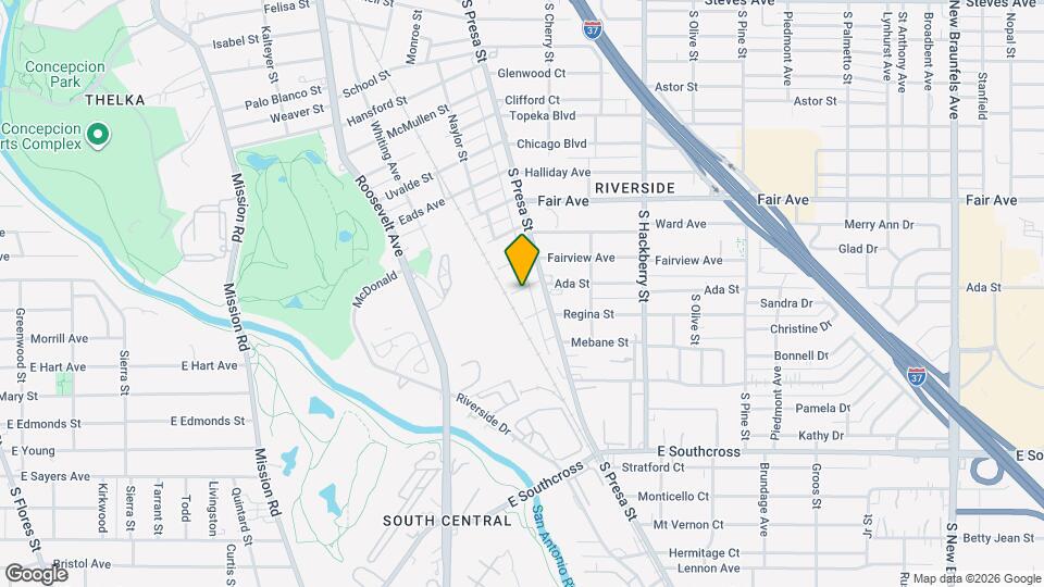 110 Webb Mapa y Detalles de la Ubicación