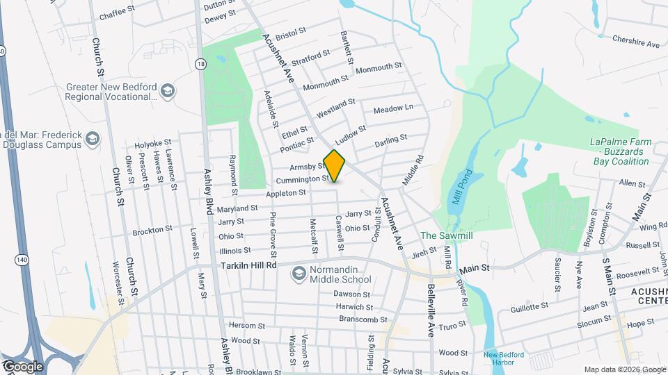 71 Appleton St Map and Location Details