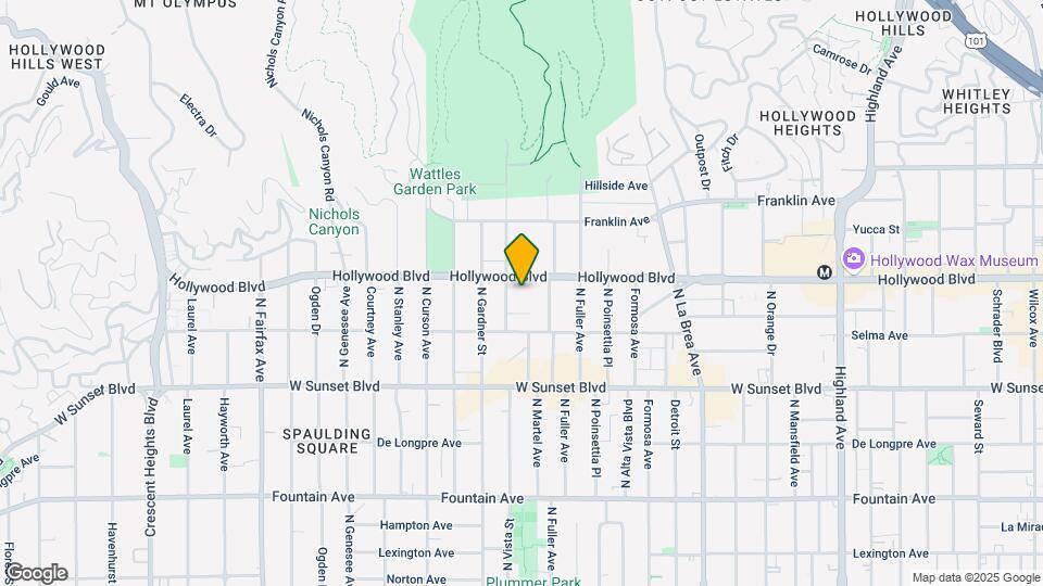 Hollywood Place Mapa y Detalles de la Ubicación