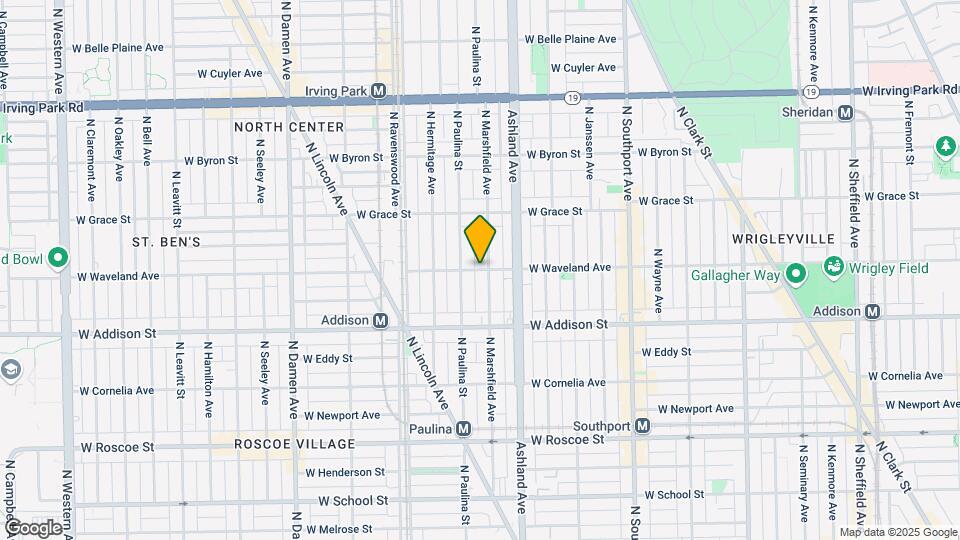 1645 W Waveland Ave, Unit 2 Mapa y Detalles de la Ubicación