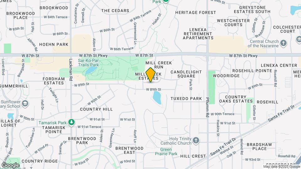 14123 W 88th Pl Map and Location Details