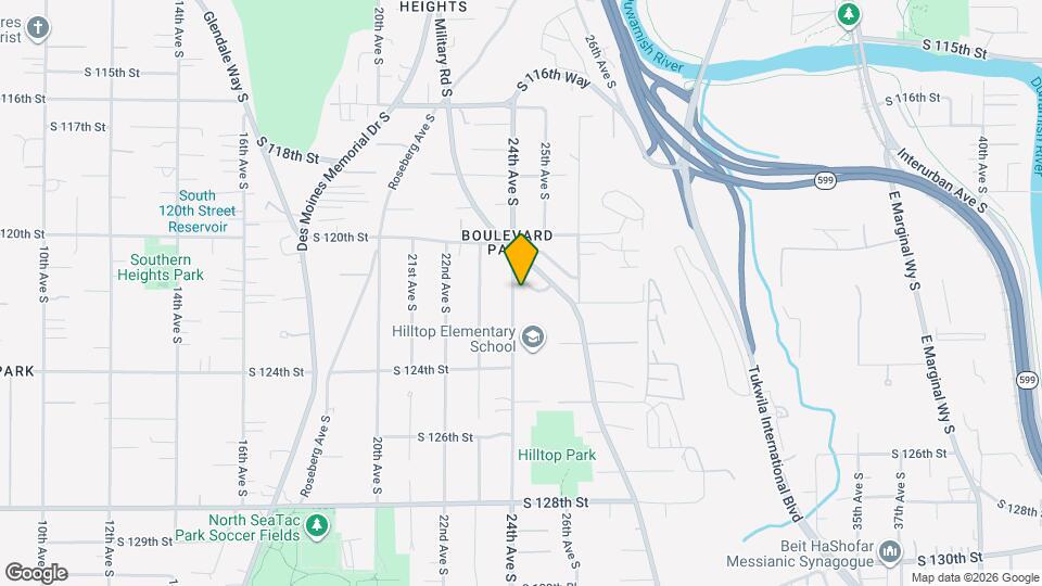 2413 S 121 Pl Map and Location Details