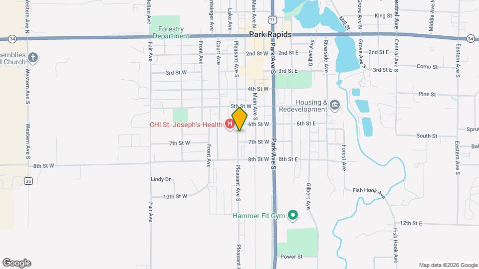 608 Pleasant Ave S Map and Location Details