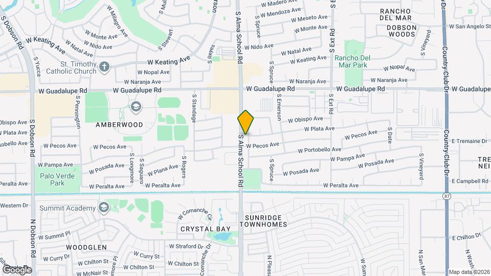 3002 S Mollera Map and Location Details