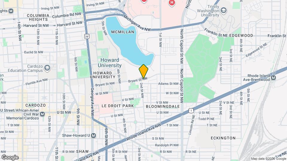 172 Bryant St NW Map and Location Details