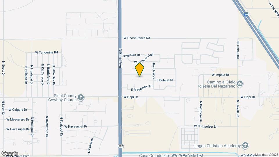 202 W Bobcat Ct Map and Location Details