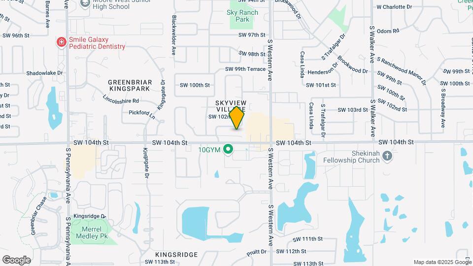 1021 SW 103rd Terrace Map and Location Details