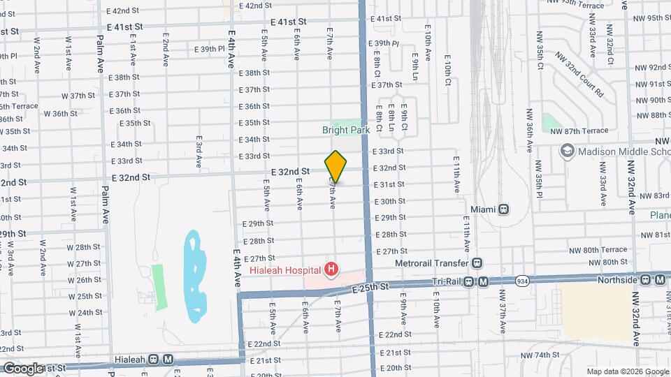 702 E 31st St, Unit 1 Bedroom Map and Location Details