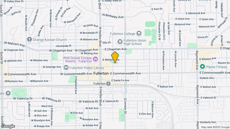 210 N Pomona Ave Map and Location Details