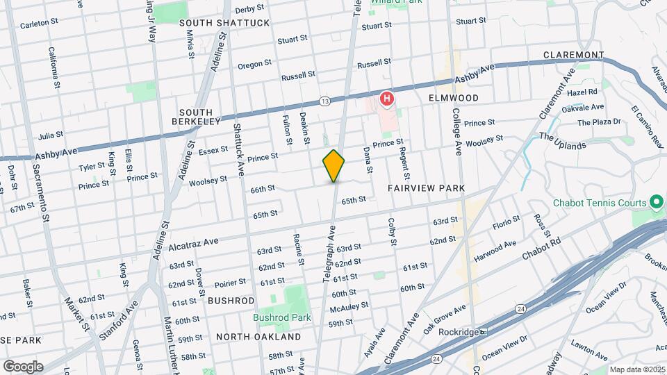 6543-6551 Telegraph Ave Map and Location Details