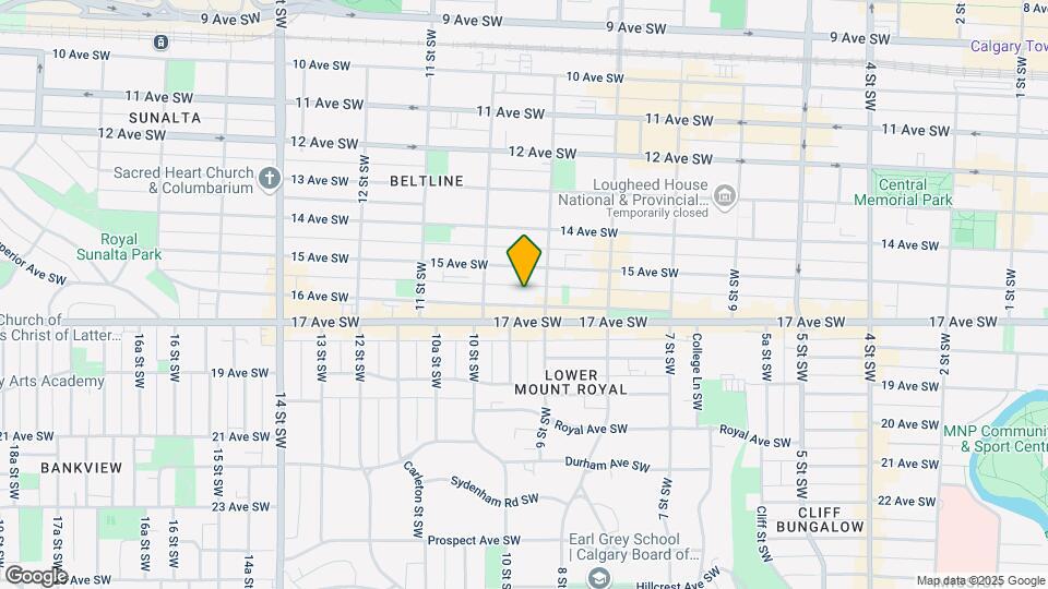 1016 16 Av SW Map and Location Details