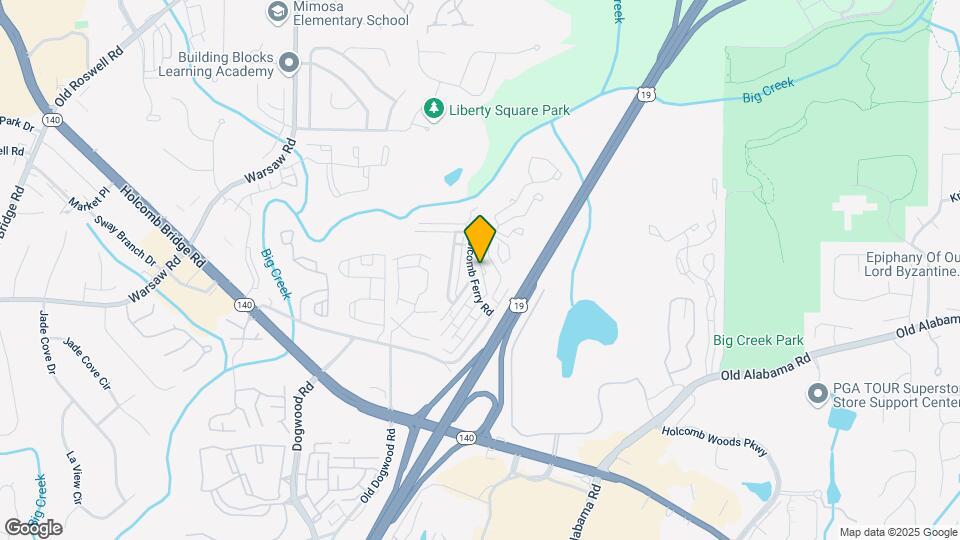 124 Holcomb Ferry Rd Map and Location Details