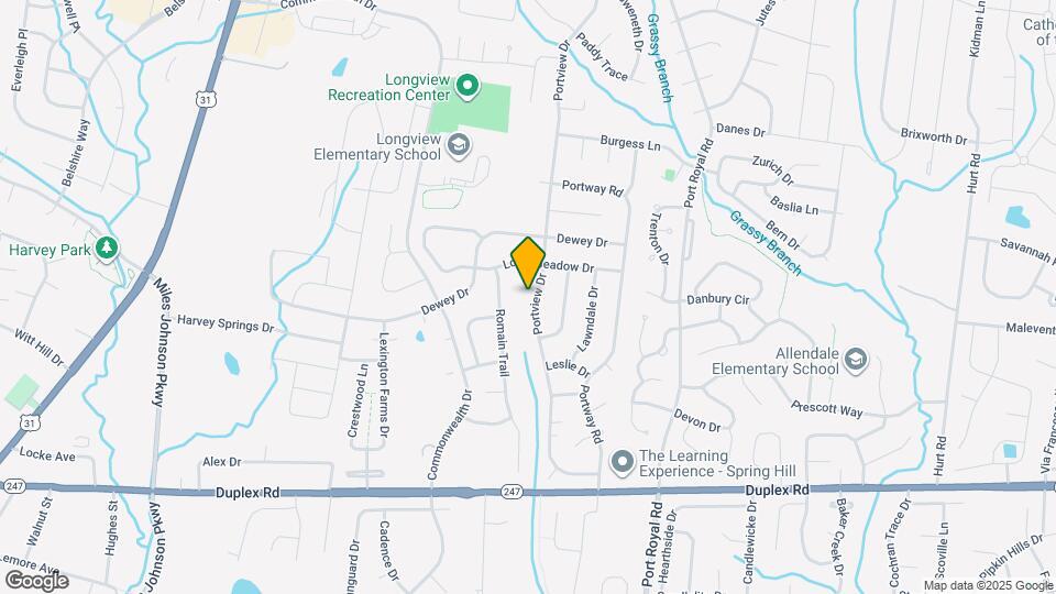 1883 Portview Dr Map and Location Details