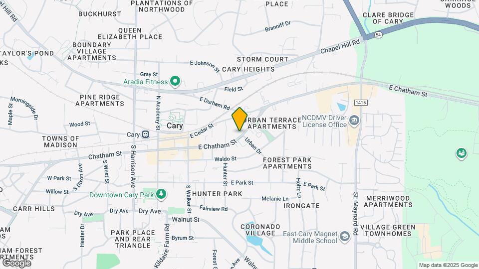 319 E Chatham St Map and Location Details
