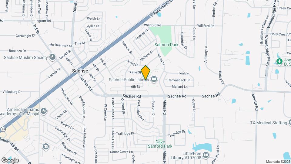 3934 6th St Map and Location Details