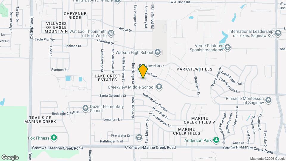 5805 Honey Creek St Map and Location Details