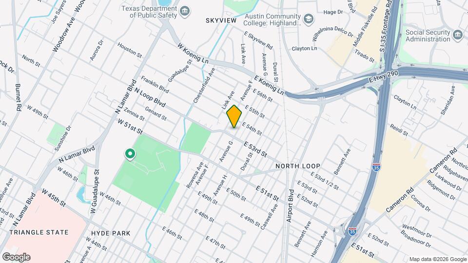 5302 Avenue G Map and Location Details