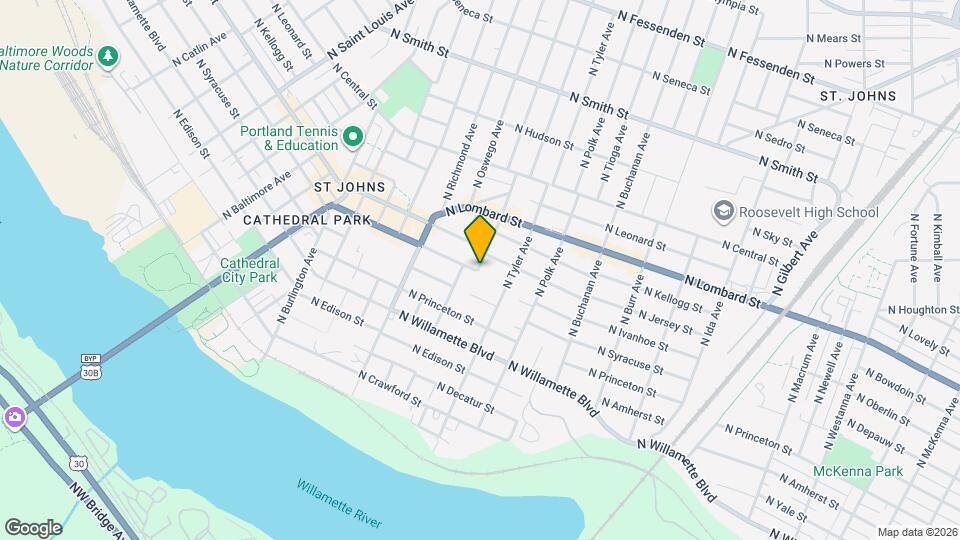 8007 N Ivanhoe St Map and Location Details