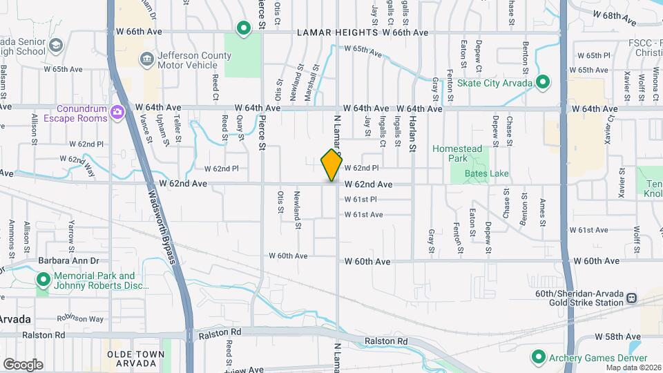 6175 N Lamar St Map and Location Details