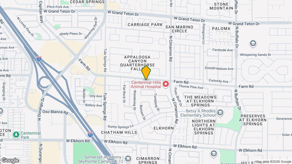 8128 W Back Packer Ct Map and Location Details