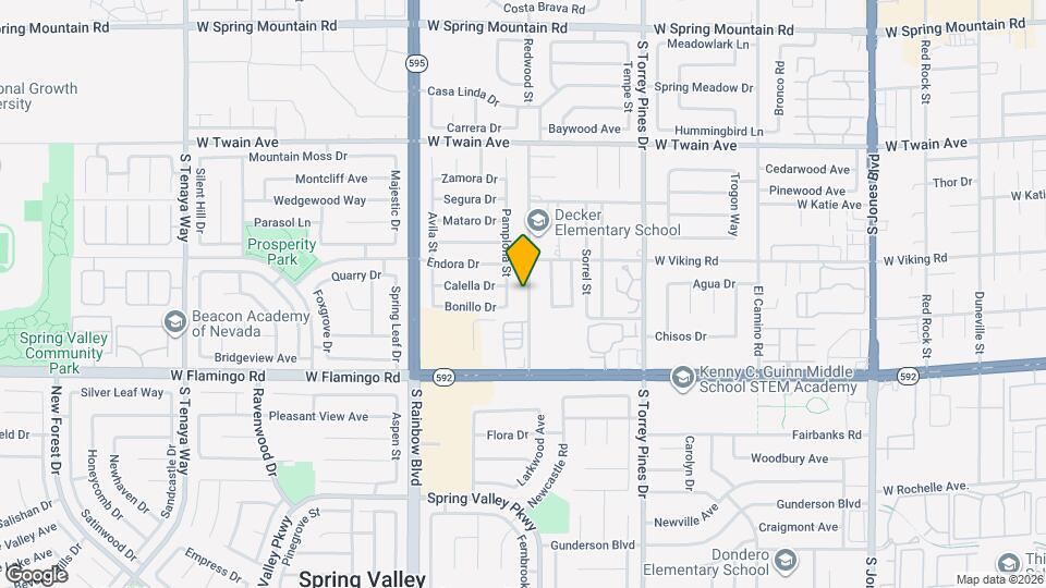 3955 Redwood St Map and Location Details