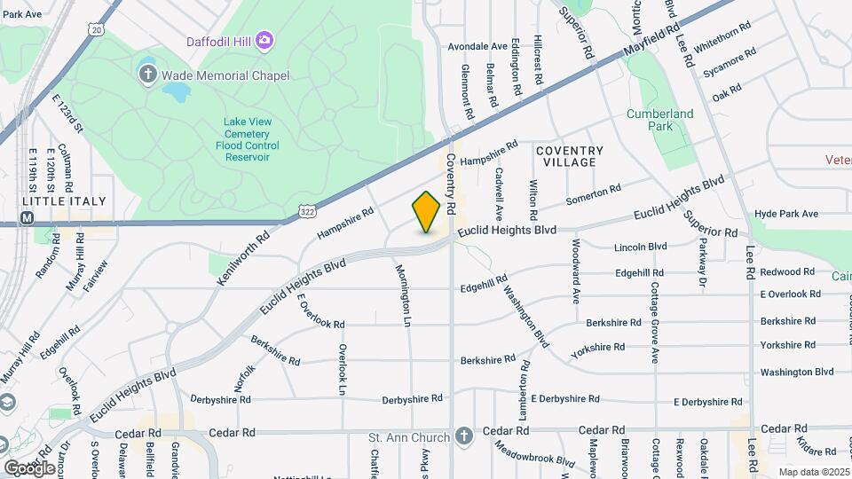 2761 Euclid Heights Blvd Map and Location Details