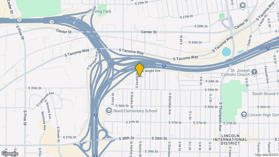 3321 S Asotin St Map and Location Details