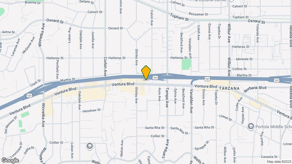 19421 Ventura Blvd Mapa y Detalles de la Ubicación