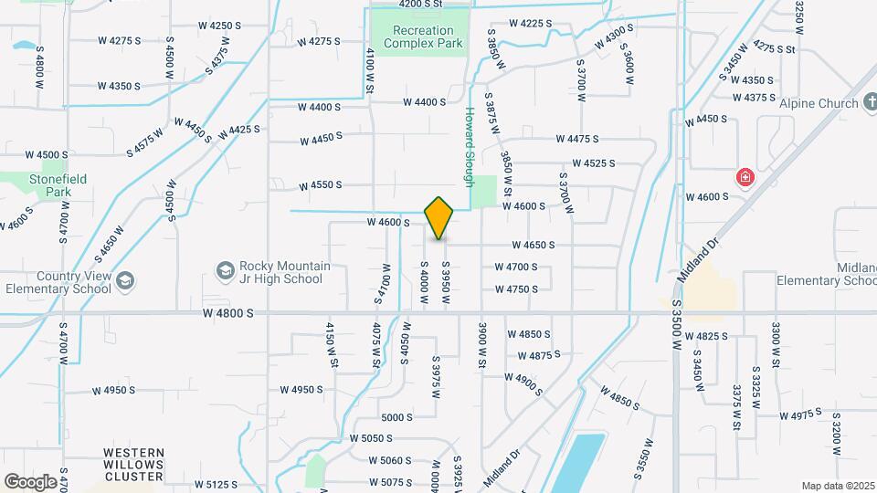 4651 S 3950 W Map and Location Details