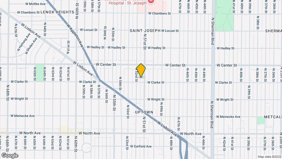 2611 N 51st St Map and Location Details