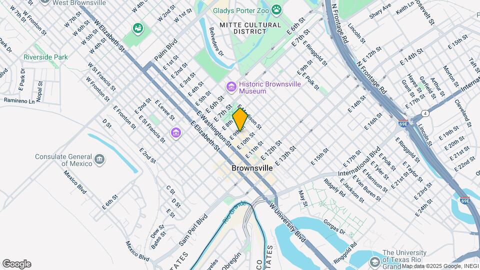 905 E Adams St Map and Location Details