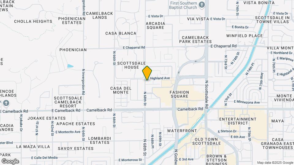 4701 N 68th St Map and Location Details