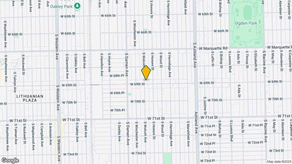 1856 W 69th St Map and Location Details