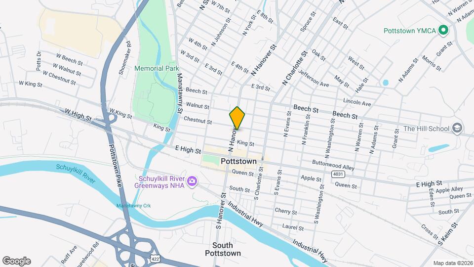 64 N Hanover St Map and Location Details