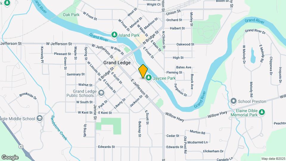 400 E River St Map and Location Details
