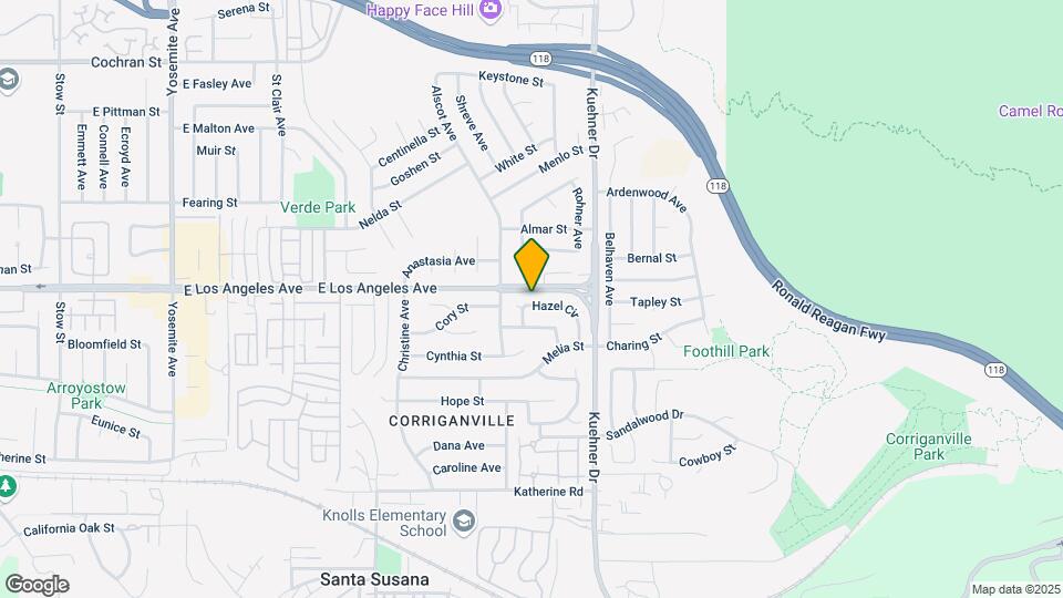 6439 Hazel Cir Map and Location Details