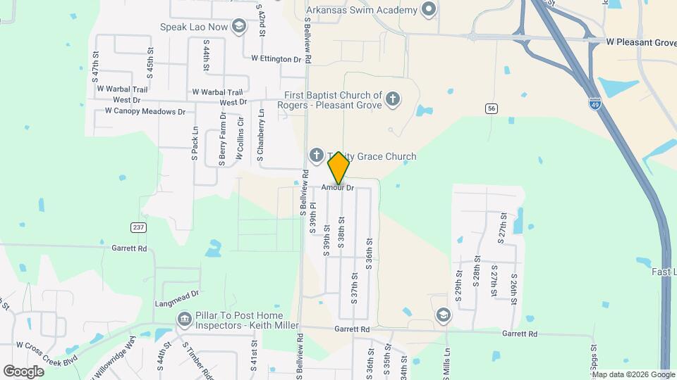 6000 S 38th St Map and Location Details