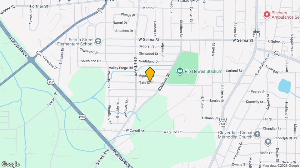 1009 Tate Dr Map and Location Details