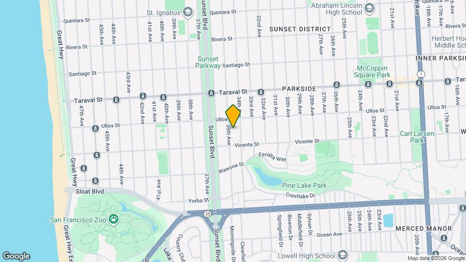 2546 35th Ave Map and Location Details