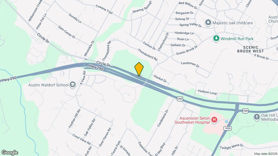 8350 US-290 Map and Location Details