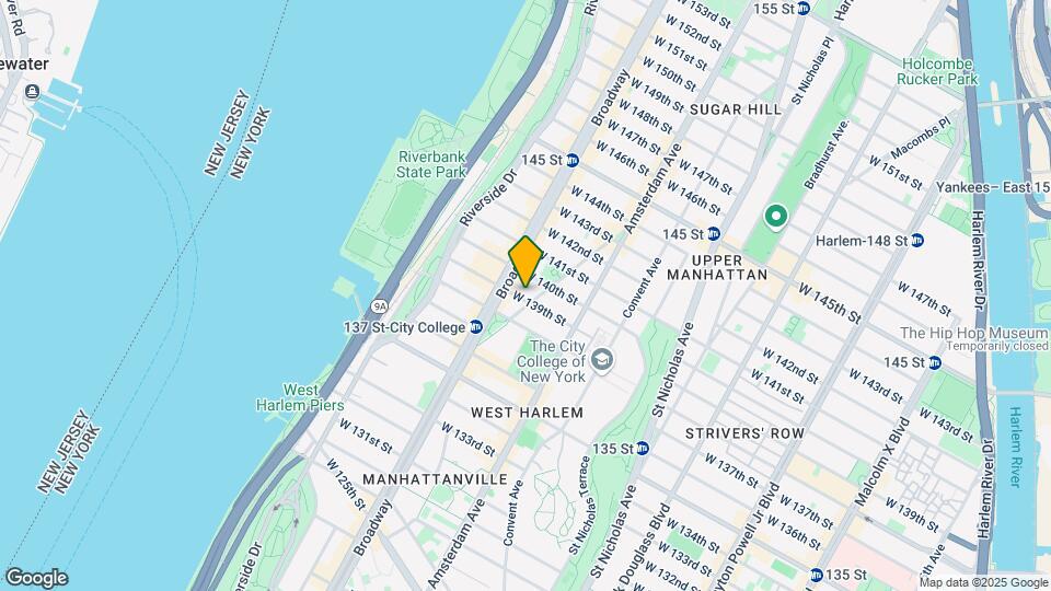 563 West 139th Street Map and Location Details