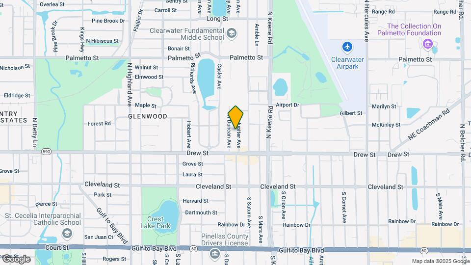 312 N Jupiter Ave Map and Location Details