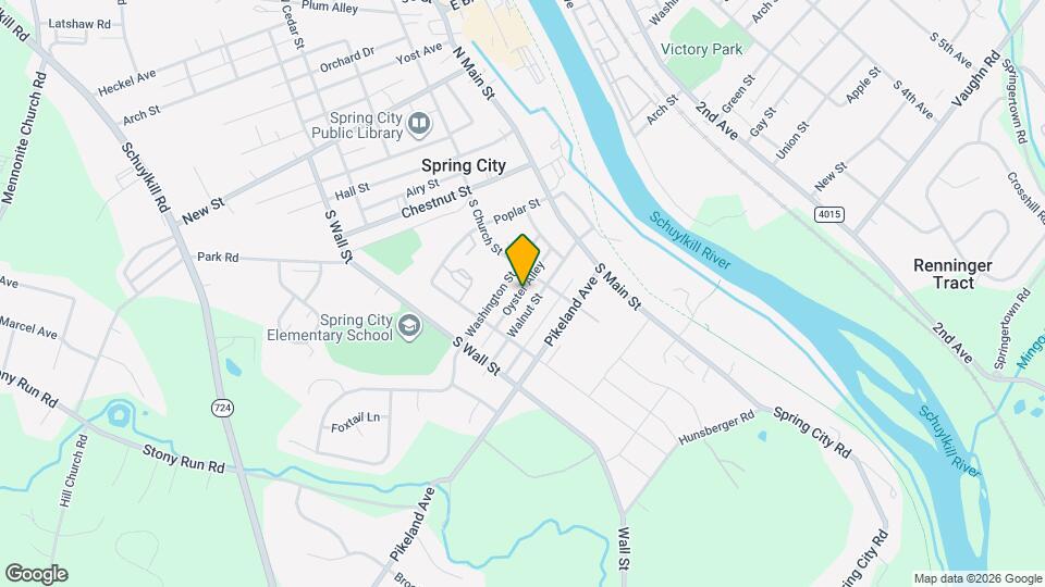 223 Walnut St Map and Location Details