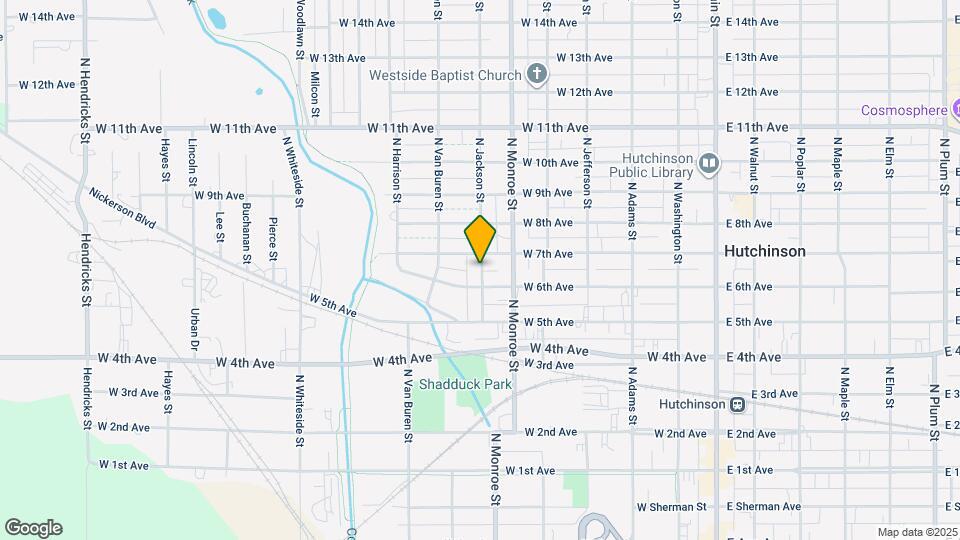 611 N Jackson St Map and Location Details