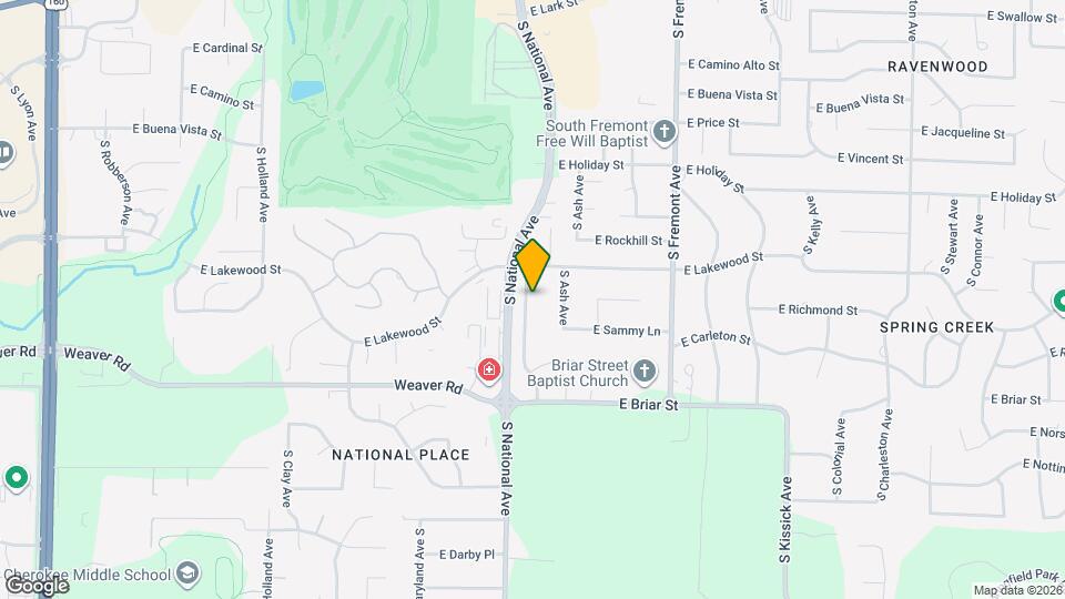 4818 S McCann Ave Map and Location Details