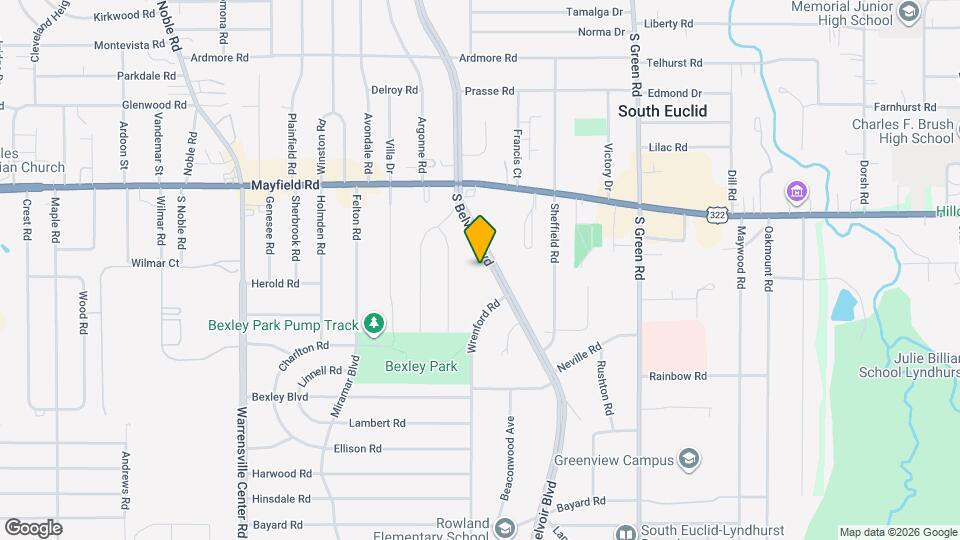 1534 S Belvoir Blvd Map and Location Details