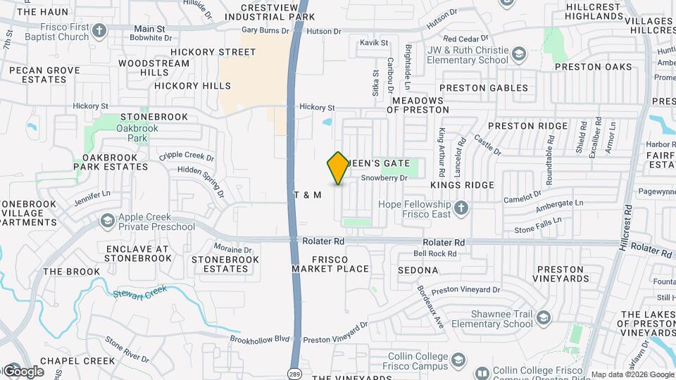 7681 Glasshouse Walk Map and Location Details