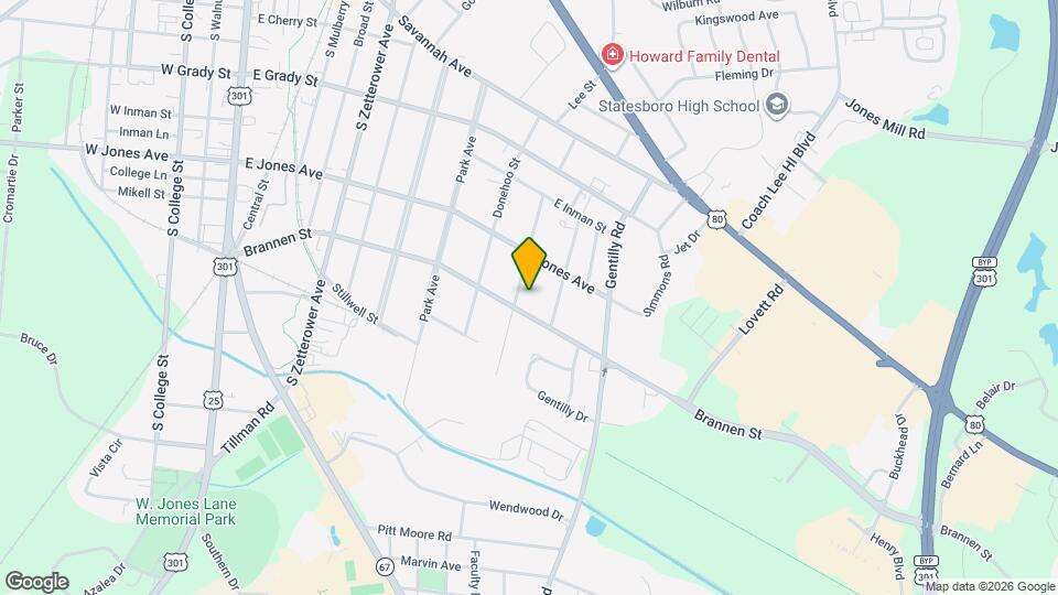 409 Granade St Map and Location Details