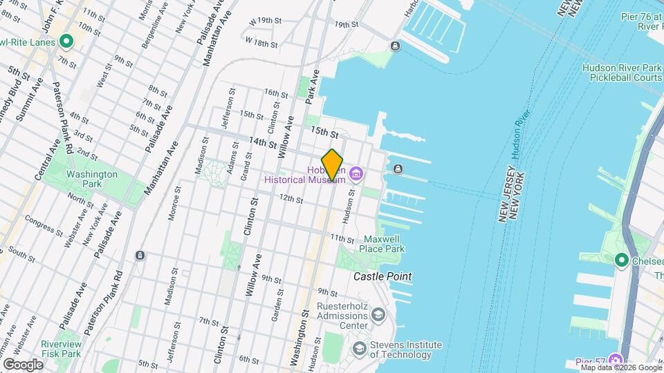 1224 Washington St Map and Location Details